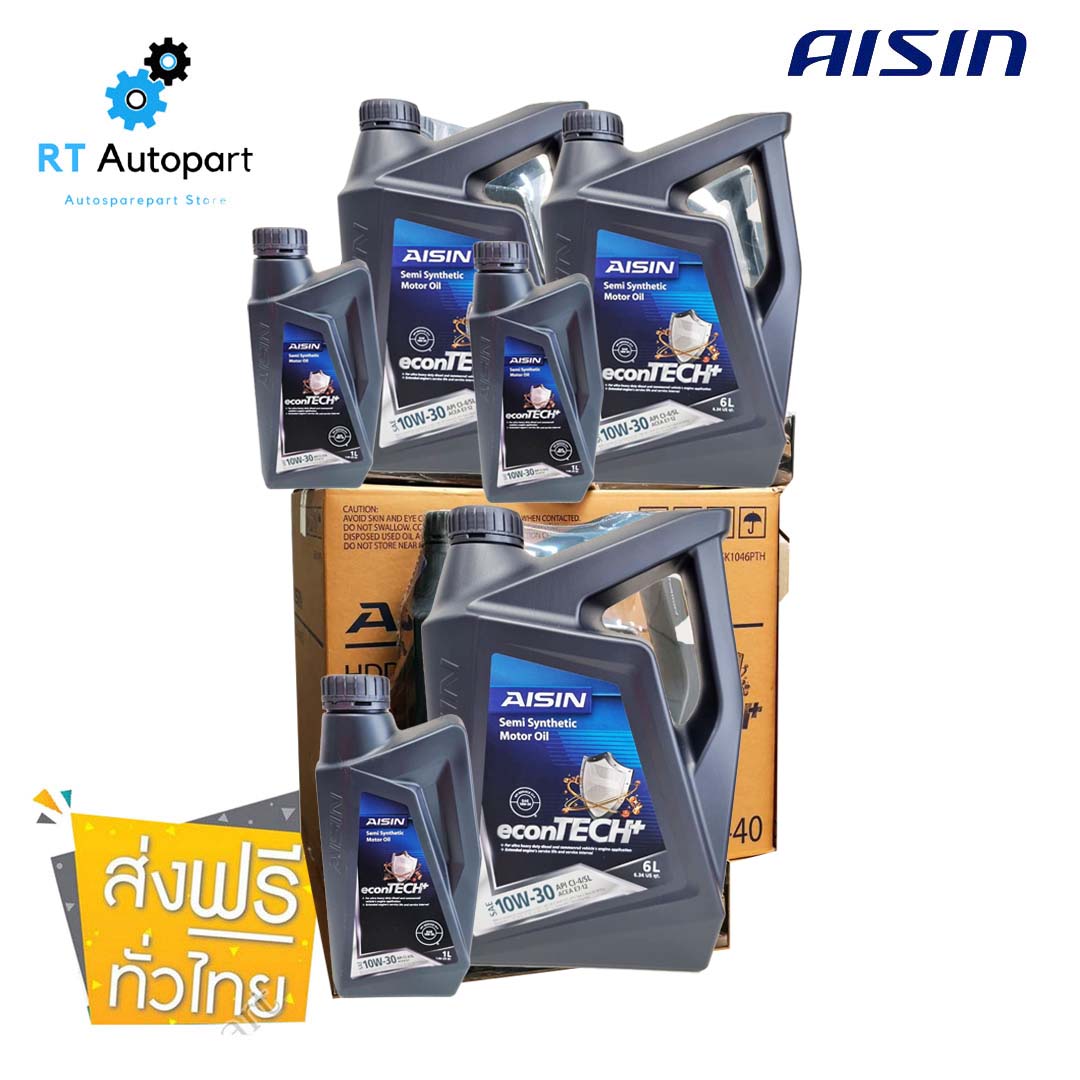 Aisin น้ำมันเครื่องสังเคราะห์ Aisin Ultra-synTECH+ HDDEO 10w40 / 10w-40 ดีเชล CK4 ขนาดยกลัง 3 แกลลอน