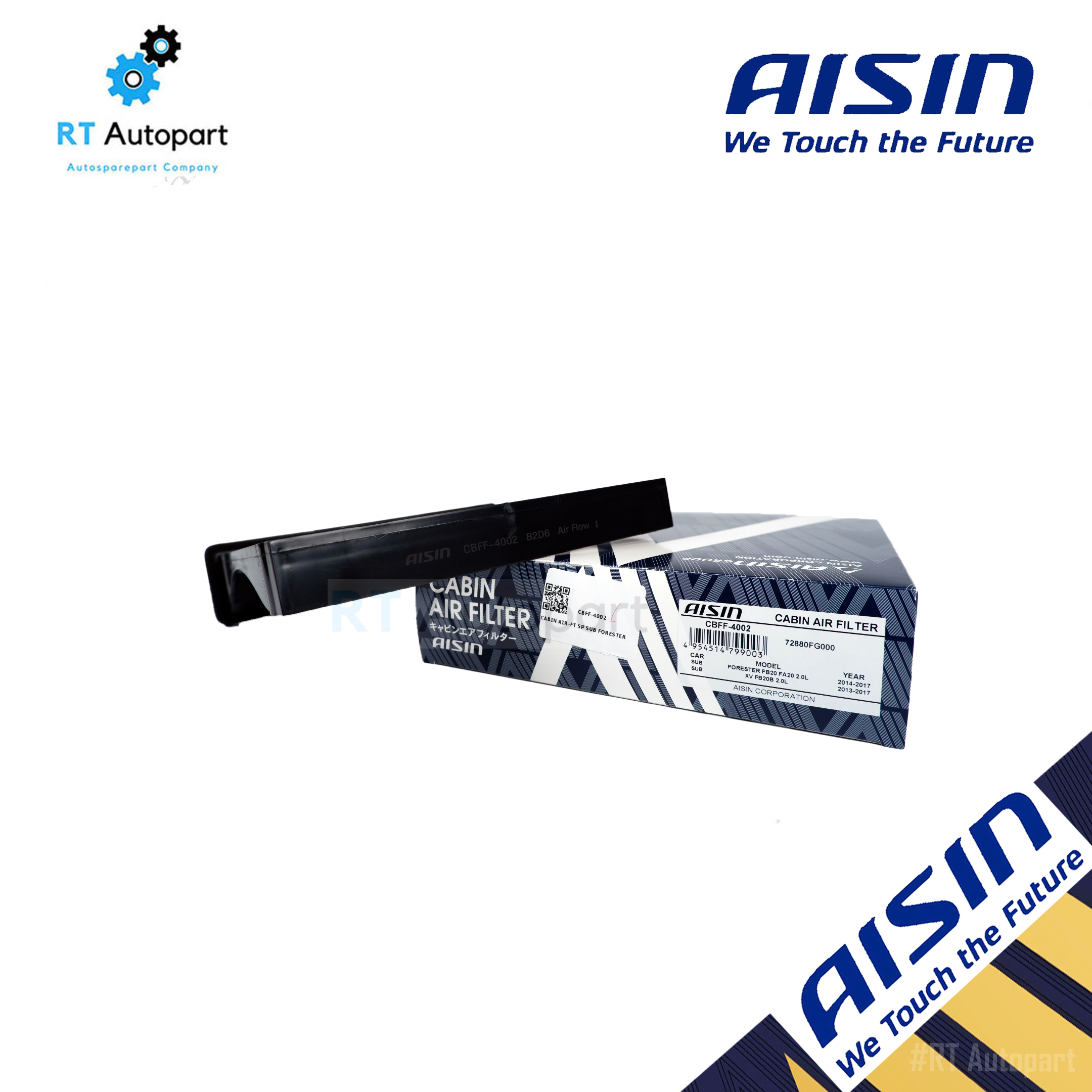 Aisin กรองแอร์ Subaru XV 2.0 ซุบารุ XV ปี14-17 / CBFF-4002