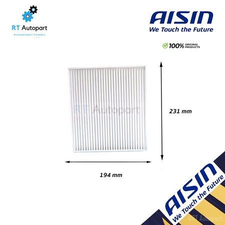 Aisin กรองแอร์ Toyota Altis Vios Yaris Vigo Fortuner Innova Avanza Camry / อัลติส วีออส ยาริส วีโก้ / CBFT-4003