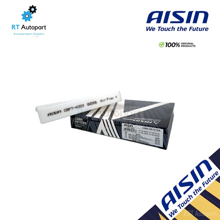 Aisin กรองแอร์ Toyota Altis Vios Yaris Vigo Fortuner Innova Avanza Camry / อัลติส วีออส ยาริส วีโก้ / CBFT-4003