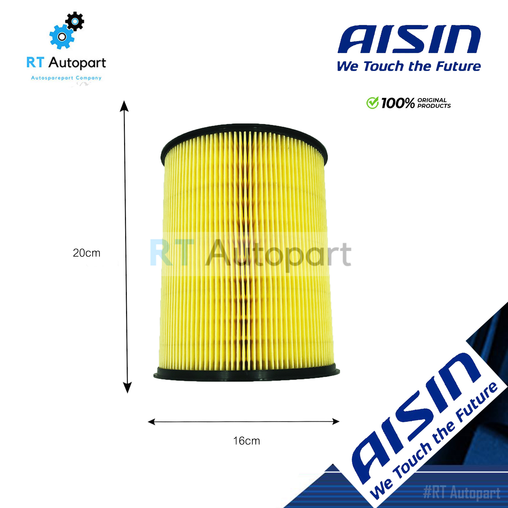 Aisin กรองอากาศ Ford MK2 MK3 Gdi 2.0L ปี12-20 MGDA DW10 / ARFFD-4004 / 7M51-9601