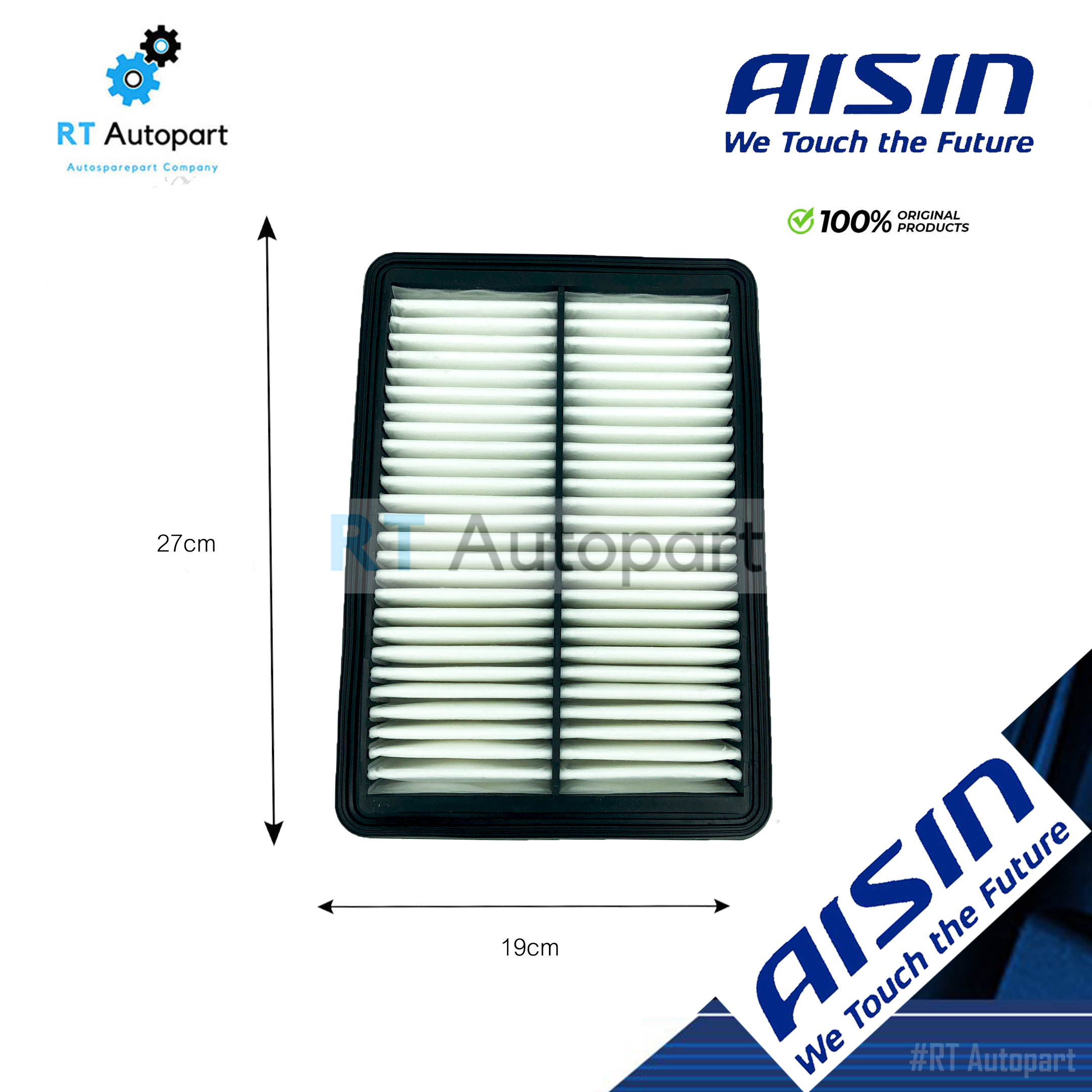 Aisin กรองอากาศ Hyundai H1 Starlex ฮุนได เครื่อง D4CBA1 / ARFHY-4001 / 28113-4H000