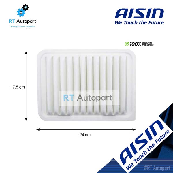 Aisin กรองอากาศ Toyota Altis ZZE141 ปี08-13 ZZE171 ปี14-18 Vios NCP93 Yaris NCP91 ปี08-13 / 17801-0M020/ ARFT-4011