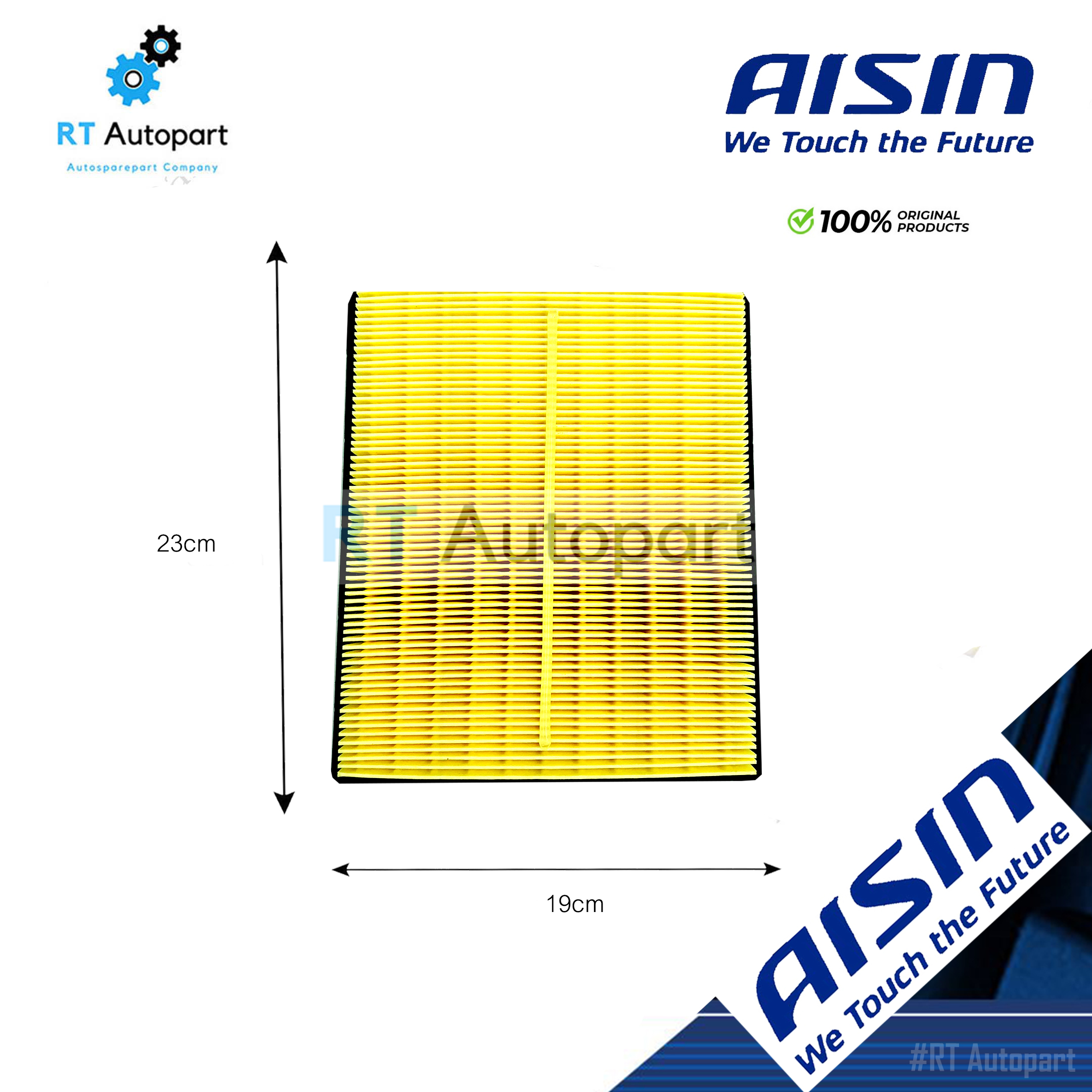 Aisin กรองอากาศ Toyota Prius Hybrid 1.8L 2ZRFXE / ARFT-4023 / 17801-37020