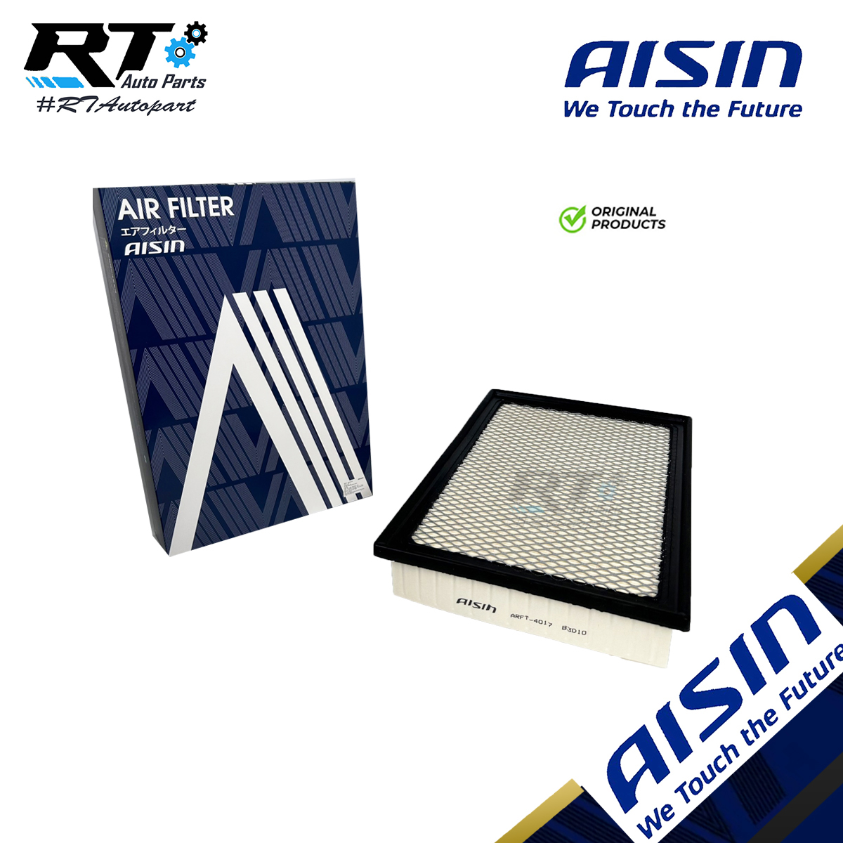 Aisin กรองอากาศ Toyota Revo ปี12-21 Allnew Fortuner ปี14-21 / 17801-0L040 / ARFT-4017
