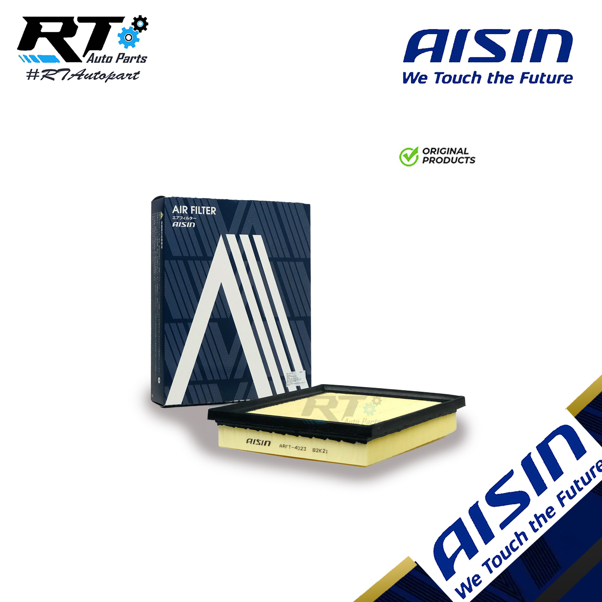 Aisin กรองอากาศ Toyota Prius Hybrid 1.8L 2ZRFXE / ARFT-4023 / 17801-37020