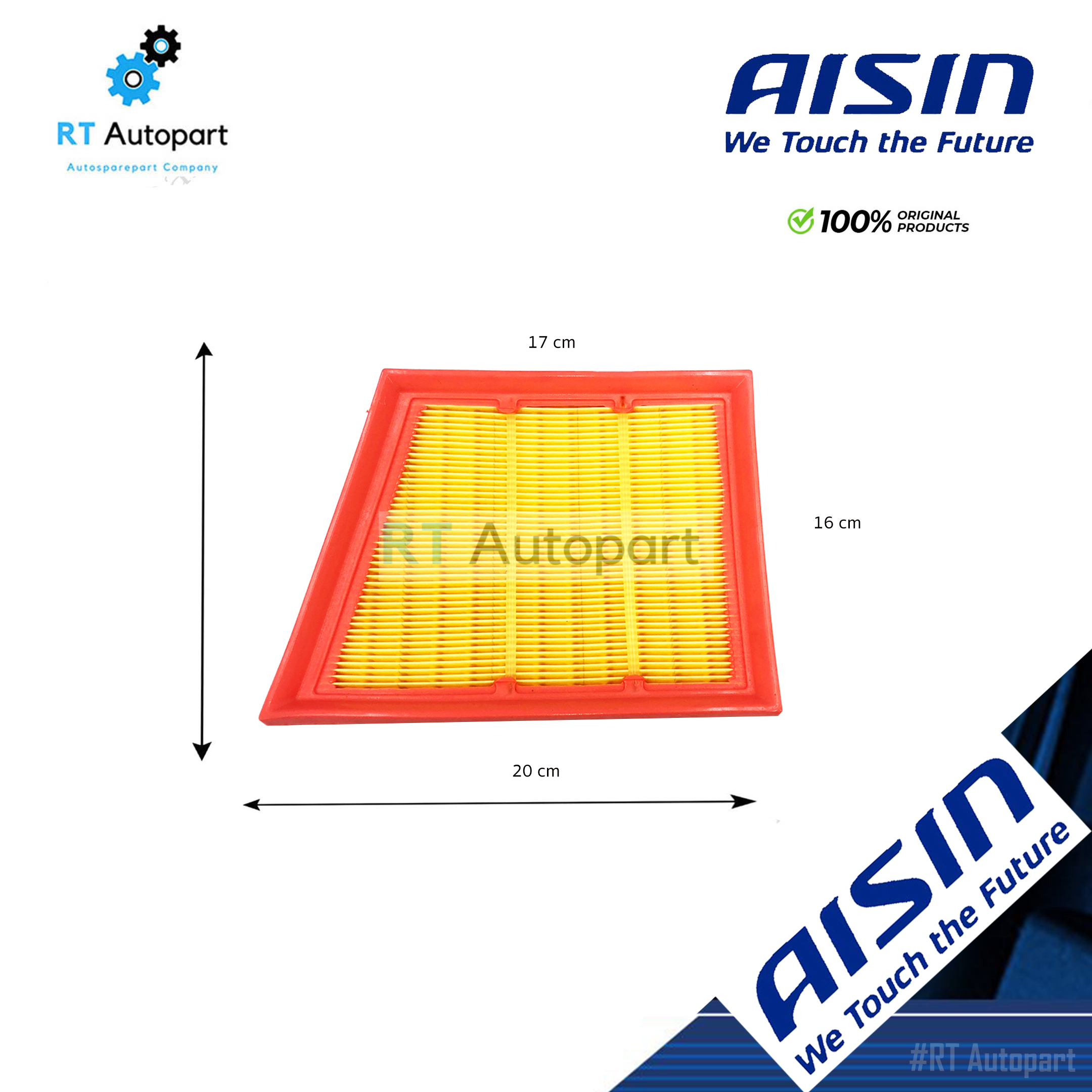 Aisin กรองอากาศ Ford Ecosport 1.5 HXJA / กรองอากาศ ฟอร์ด / GN15-9601-AA / 2066235 / ARFFD-4005