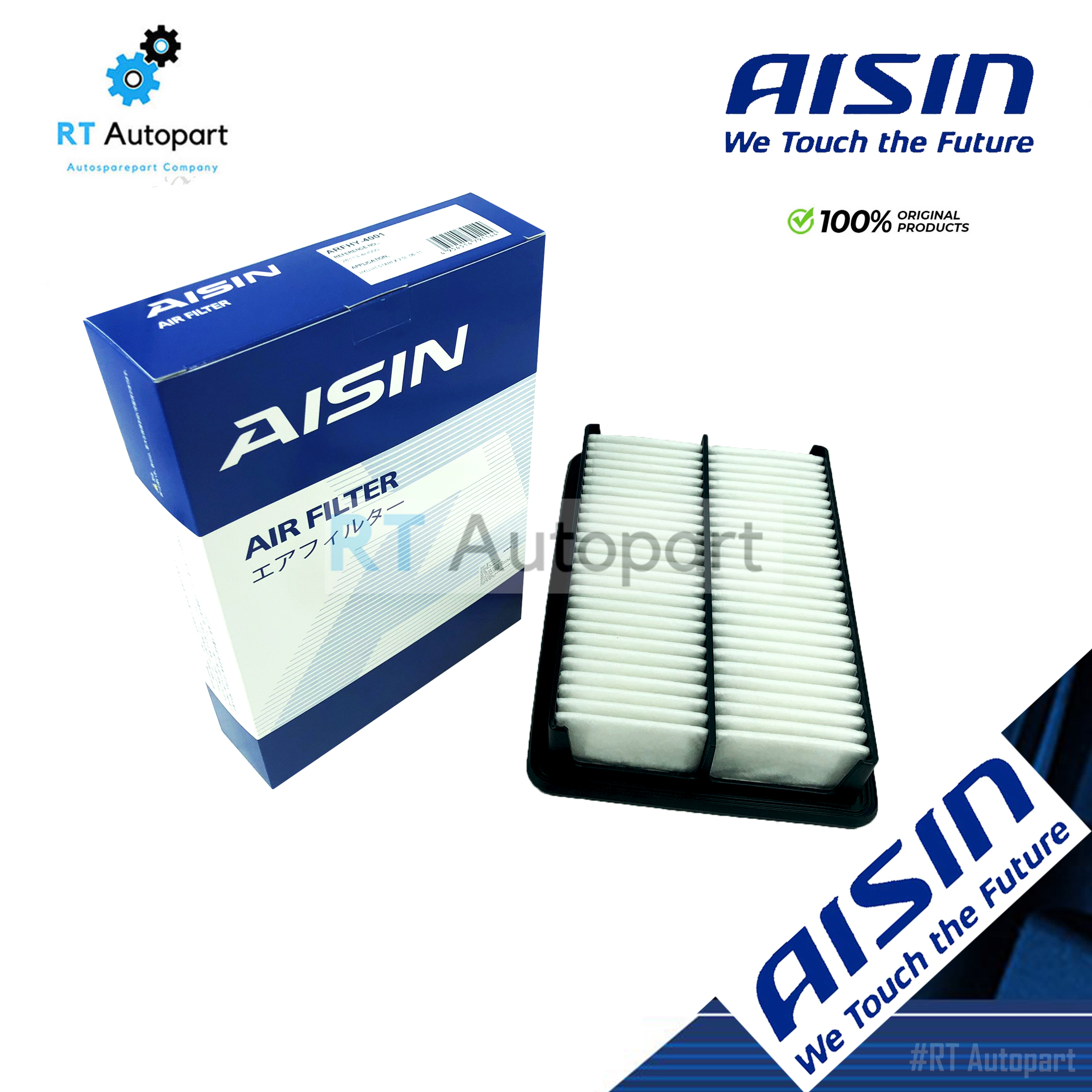 Aisin กรองอากาศ Hyundai H1 Starlex ฮุนได เครื่อง D4CBA1 / ARFHY-4001 / 28113-4H000