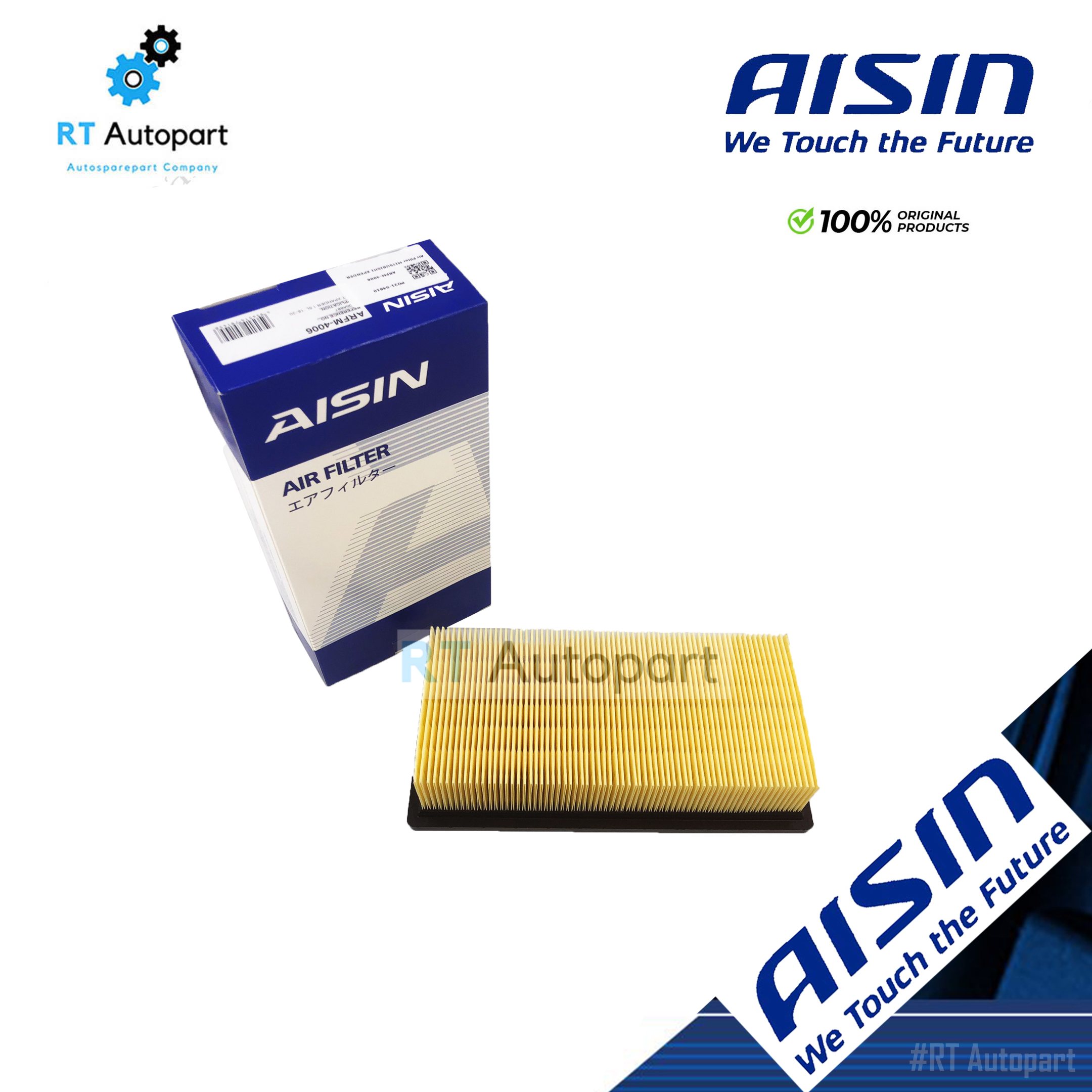 Aisin กรองอากาศ Mitsubishi Xpender 1.5L 4A91 MIVEC / กรองอากาศ มิตซูบิชิ / 1500A687 / ARFM-4006