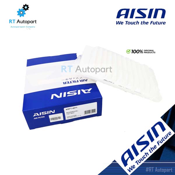 Aisin กรองอากาศ Toyota Altis ZZE141 ปี08-13 ZZE171 ปี14-18 Vios NCP93 Yaris NCP91 ปี08-13 / 17801-0M020/ ARFT-4011