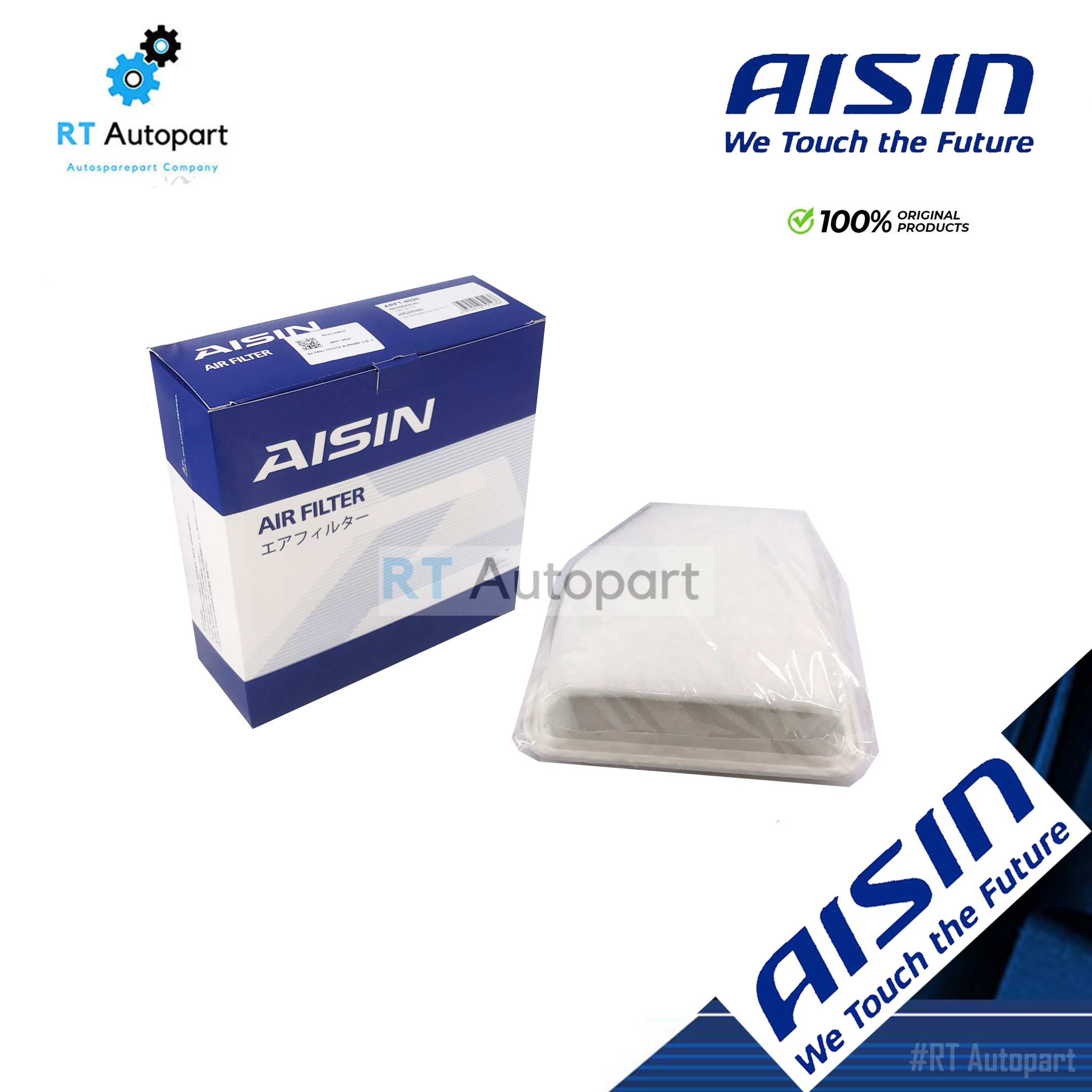 Aisin กรองอากาศ Toyota Alphard 2.5L ปี15-17 2ARFE, 2GRFE / 17801-31170 / ARFT-4025 