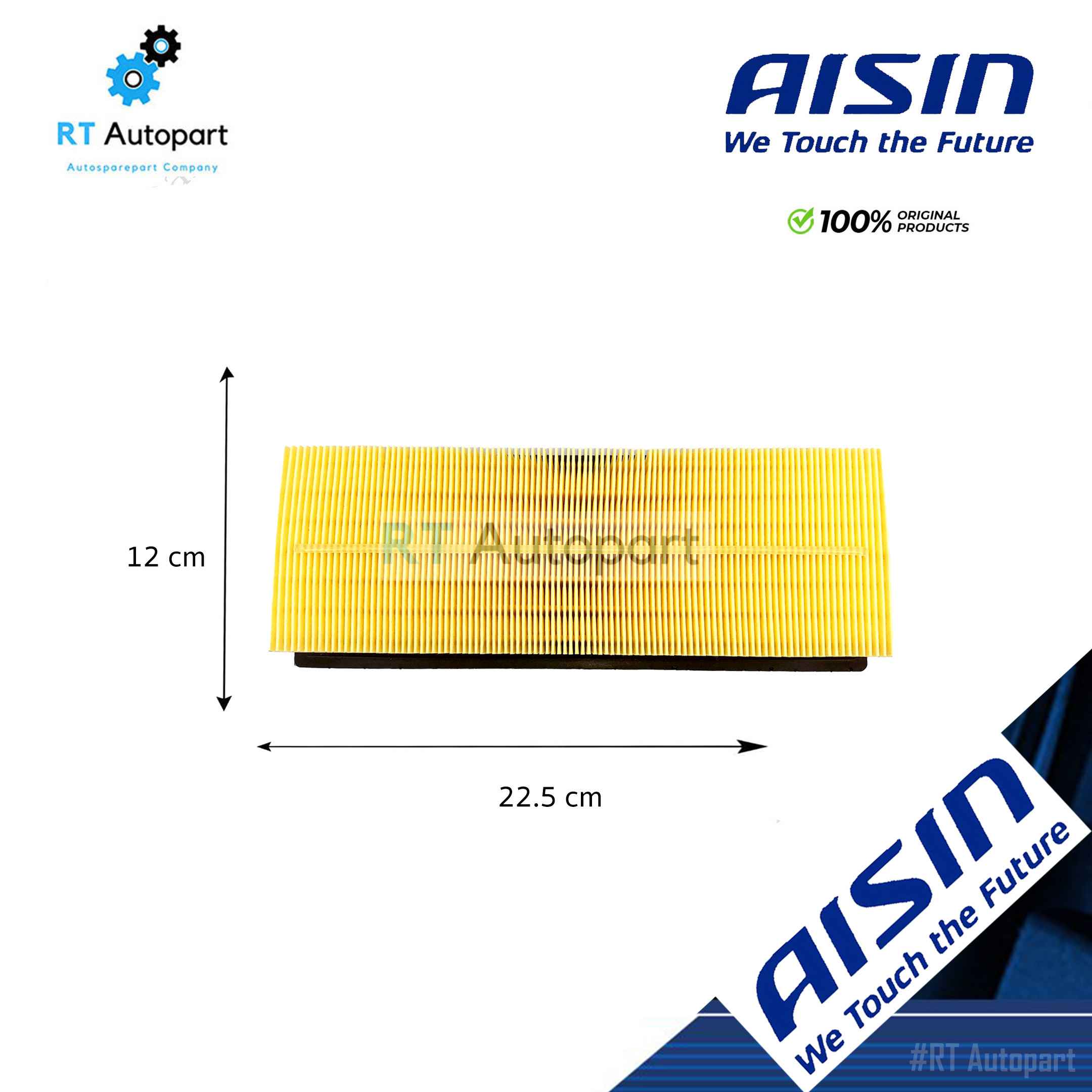 Aisin กรองอากาศ Toyota Alphard  2.5L Hybrid ปี15-17 2ARFEX / 17801-36010 / ARFT-4026