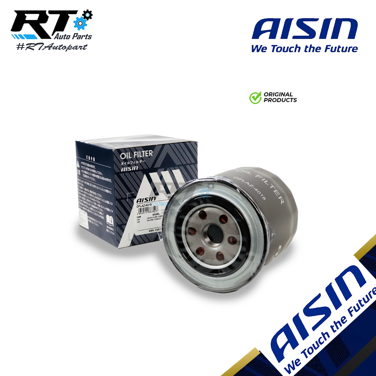 Aisin กรองน้ำมันเครื่อง Nissan Navara YD25 DDTi  ปี05-14 Navara NP300 ปี15-20 /  OFLAZ4018