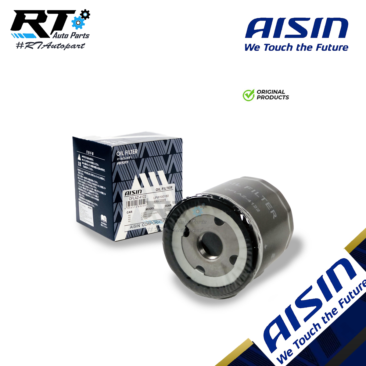 Aisin กรองน้ำมันเครื่อง MG 3 MG 5 MG 6 MG ZS / 10073599 / OFLAZ4122