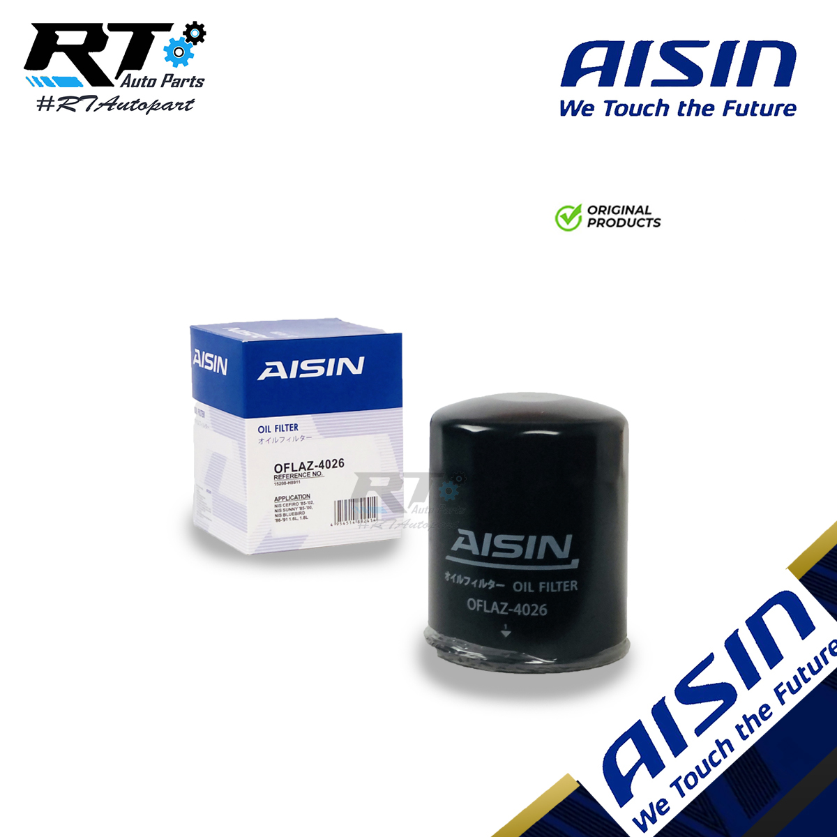 AISIN กรองน้ำมันเครื่อง Nissan NV B11 B13 / กรองเครื่อง AISIN / OFLAZ4026