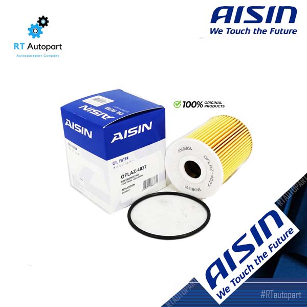 Aisin กรองน้ำมันเครื่อง Nissan Frontier ZD30 เครื่อง3.0 ZD3000 /  OFLAZ4027