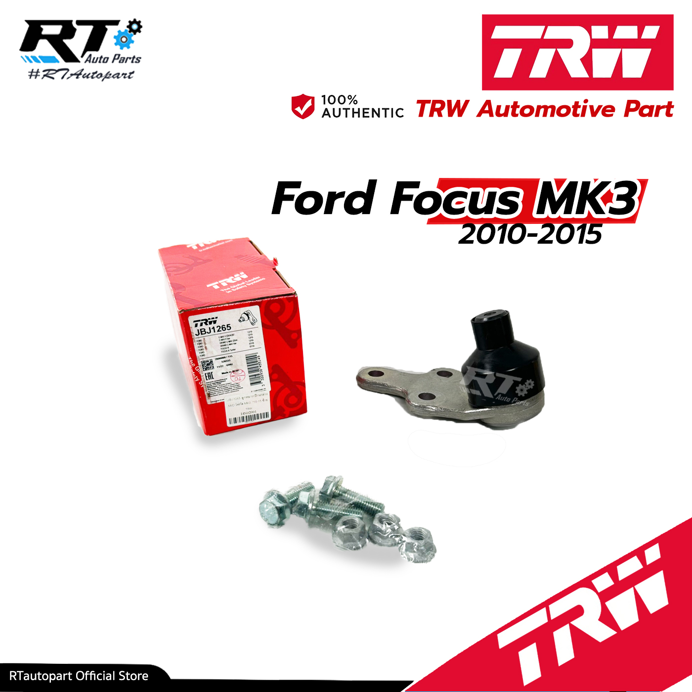 TRW ลูกหมากปีกนกล่าง Ford Focus MK3 ปี 10-15 / JBJ1265 JBJ1247