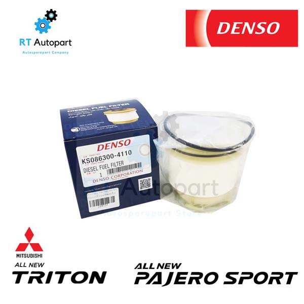 Denso กรองโซล่า Mitsubishi All new Triton ปี15-21 Pajerosport ปี15-21/ กรองน้ำมันเชื้อเพลิง กรองดีเซล Pajero 1770A337