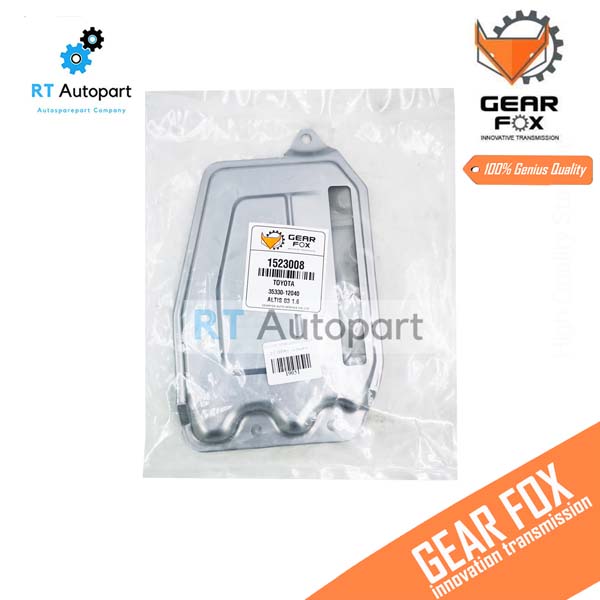 Gearfox กรองเกียร์ ออโต้ Toyota Altis ZZE121 ปี01-07 เครื่อง 1.6 / ปะเก็นเกียร์ ปะเก็นแครงเกียร์ / 35330-12040 / 1523008