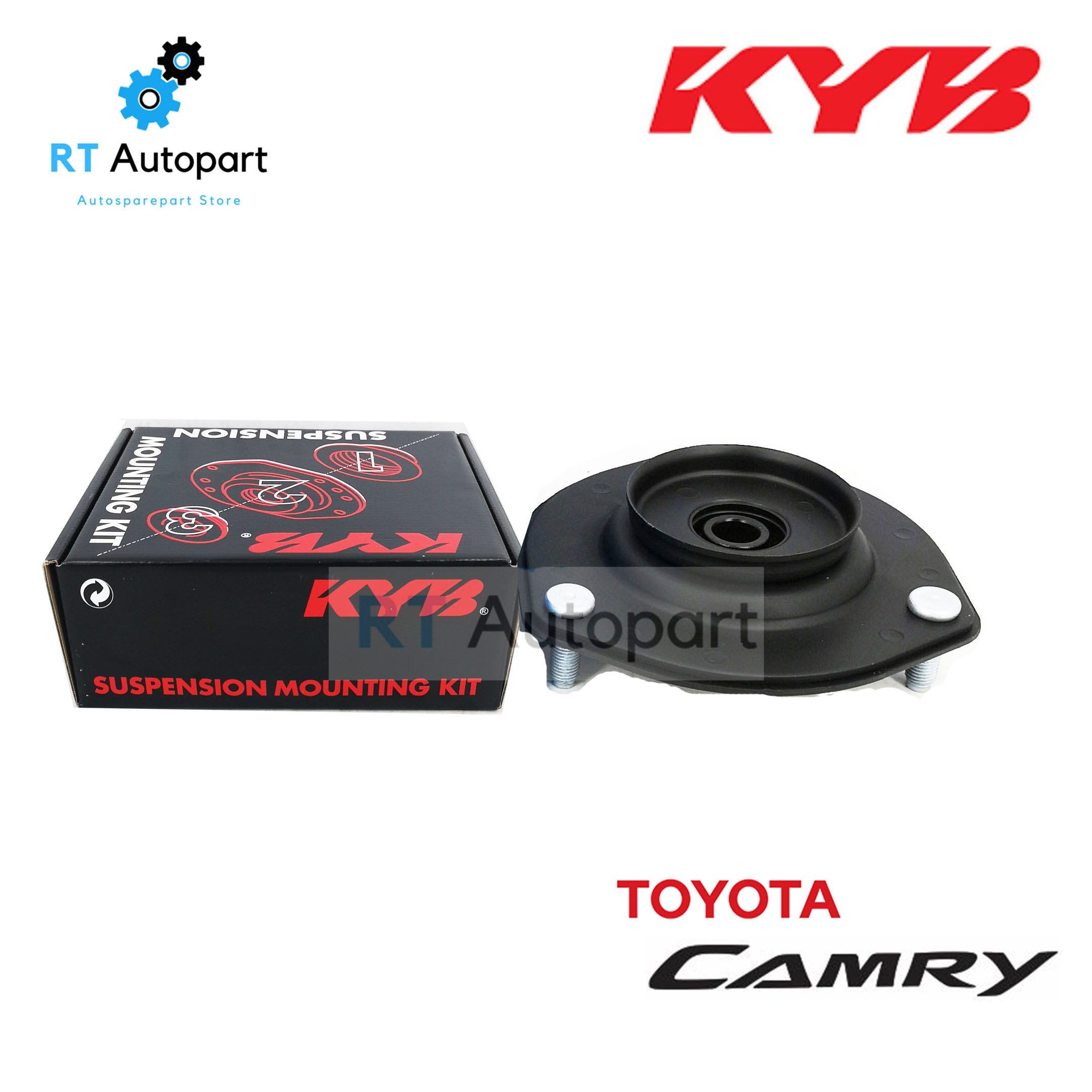 KYB เบ้าโช้คหน้า Toyota Camry Acv40 ACV41 ปี07-12 ACV50 ASV51 ปี13-18 เบ้าโช๊คอัพหน้า เบ้าโช๊คหน้า SM7107 48609-06230