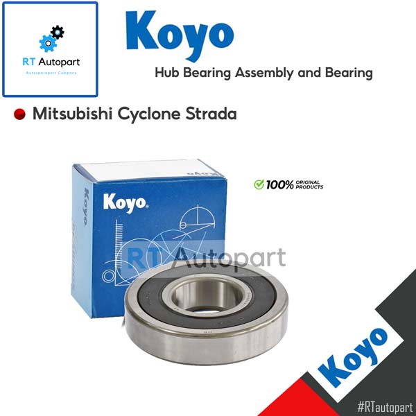 Koyo ลูกปืนล้อหลัง Mitsubishi Cyclone Strada 2wd / ลูกปืนล้อ / M40-17 / 57307(1ตัว Koyo)