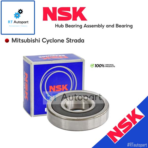 NSK ลูกปืนล้อหลัง Mitsubishi Cyclone Strada 2wd / ลูกปืนล้อ / M40-17 / 57307(1ตัว NSK)