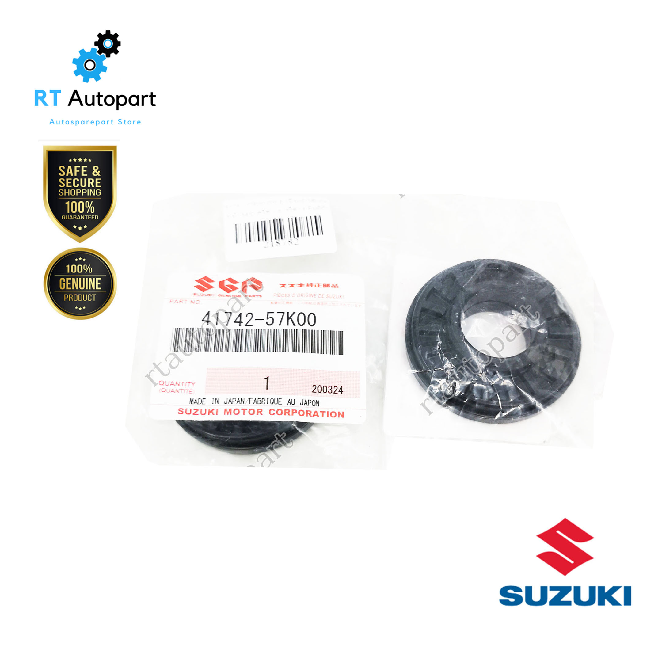 Suzuki ลูกปืนเบ้าโช้คหน้า Swift 1.2 ปี12-18 Ertiga ปี15-19 ZC63 / ลูกปืนเบ้าโช๊คอัพหน้า ลูกปืนเบ้าโช๊คหน้า Swift 1.2 Ertiga  / 41742-57K00(1ชิ้น)