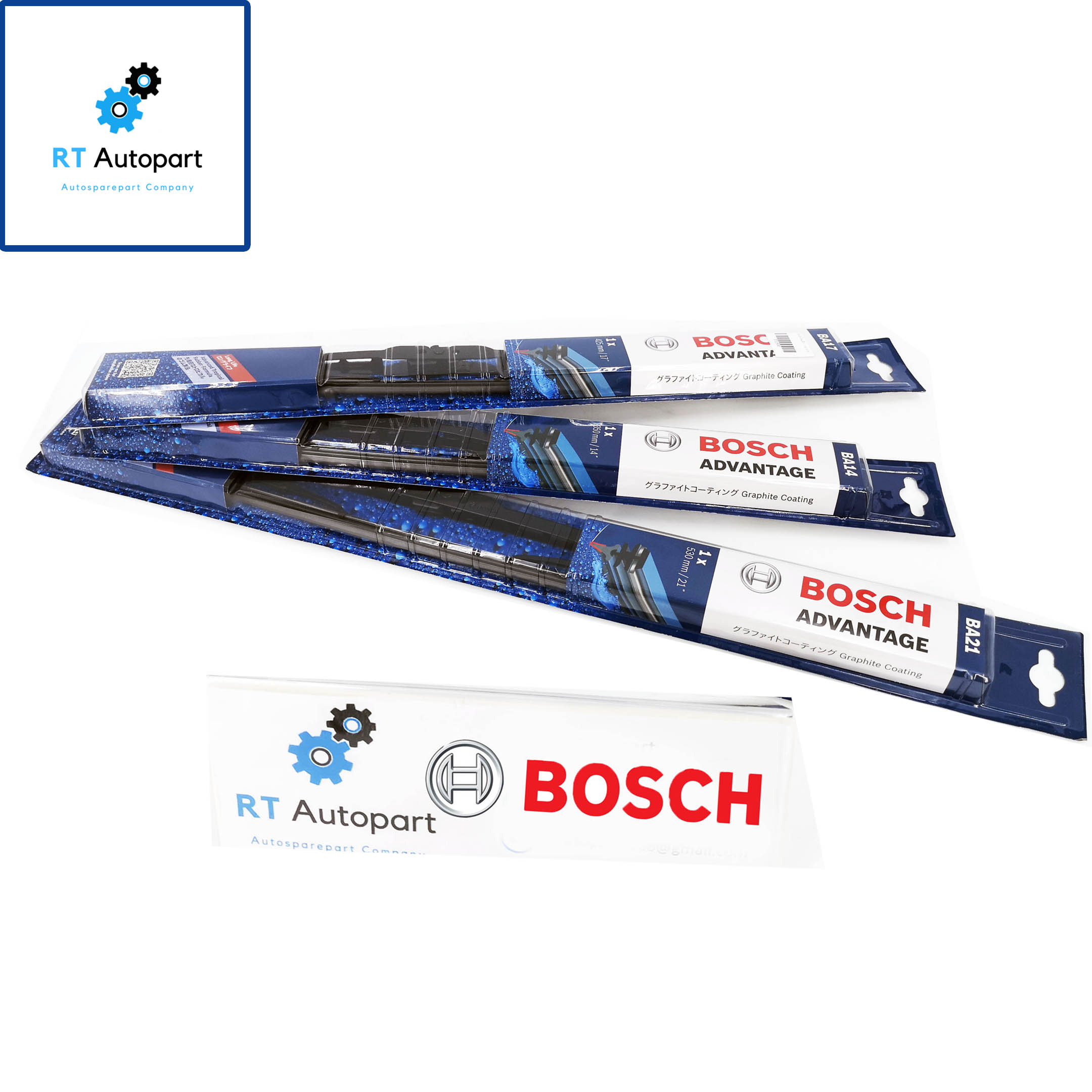 ใบปัดน้ำฝน BOSCH รุ่น Advantage 1ใบ(ขนาด 26" 1ชิ้น)