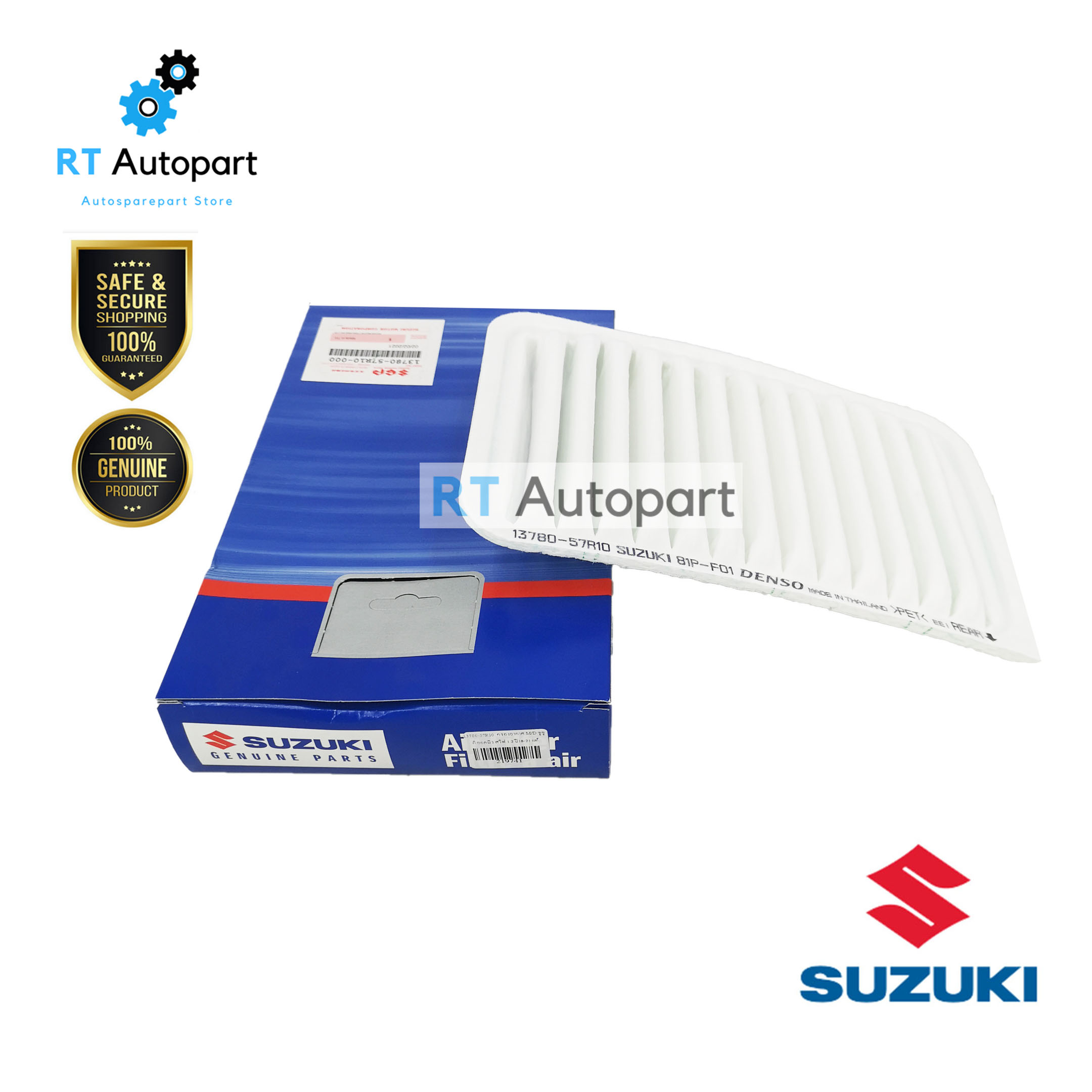 Suzuki กรองอากาศ All new swift 1.2 ปี 18-21 แท้ / กรองอากาศ Allnew Swift / 13780-57R10