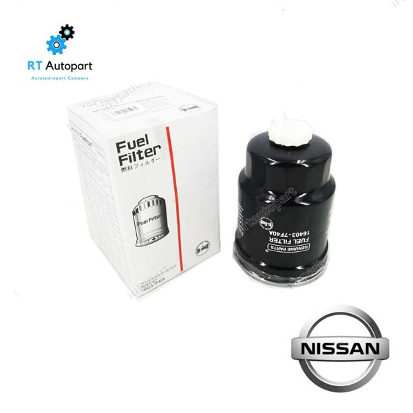 กรองโซล่า Nissan Navara D40 ปี02-13 / กรองดีเซล กรองน้ำมันเชื้อเพลิง นาวาร่า / 16403-7F40A(1ชิ้น)