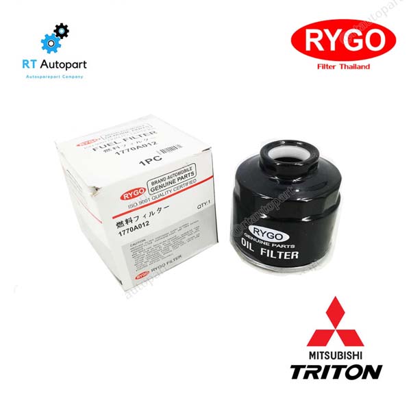 Rygo กรองโซล่า Mitsubishi Triton ปี02-13 Pajero sport ปี02-13 / กรองดีเซล กรองน้ำมันเชื้อเพลิง ปาเจโร่ ไทรตัน 1770A012T(1ชิ้น)