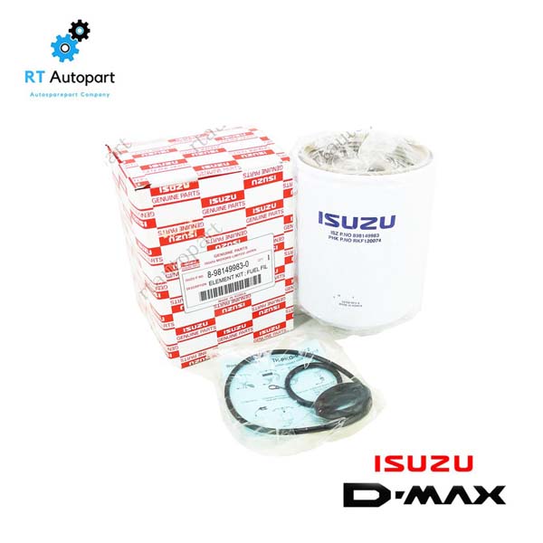 Isuzu กรองโซล่า Isuzu Dmax Commonrail 4JJ 4JK 2.5 3.0 ลูกเหล็ก แท้ Isuzu / กรองโซล่า กรองดีเชล Dmax ดีแม็ก 8-98149983-0