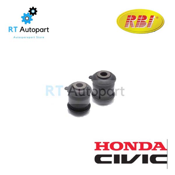 RBI บูชปีกนก Honda Civic Es Dimension ปี01-05 CRV G2 ปี01-06 2ตัว บูชล่างใหญ่ / บูชปีกนกล่าง บูทปีกนก  / 51392-S5A-004 / 51391-S5A-024