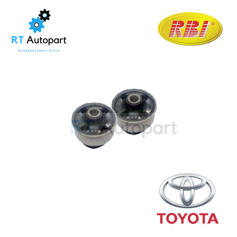 RBI บูชปีกนก Toyota Vios NCP41 ปี03-07 (2ตัว บูชล่างใหญ่) / บูชปีกนกล่าง บู๊ชปีกนก บูทปีกนก บูธปีกนก วีออส 48654-0D040 48655-0D060