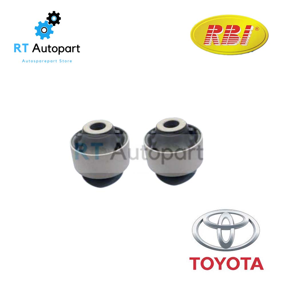 RBI บูชปีกนก Toyota All new Vios Yaris ปี13-20 NCP150 NSP151 (2ตัว บูชล่างใหญ่) / บูทปีกนก บู๊ชปีกนก วีออส ยาริส / 48655-0D140 48654-0D120
