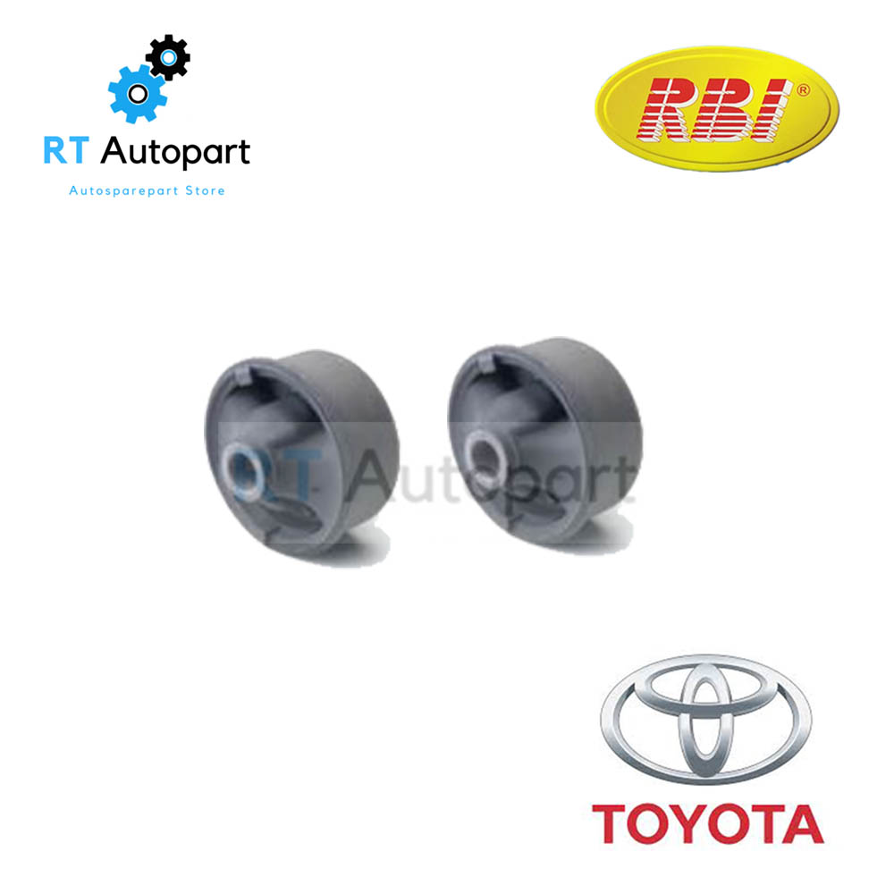 RBI บูชปีกนก Toyota Altis ZZE121 ปี03-07 ZZE141 ปี08-13 (2ตัว บูชล่างใหญ่) / บูทปีกนกล่าง บูทปีกนก บูธปีกนก / 48654-12120 / 48655-12170