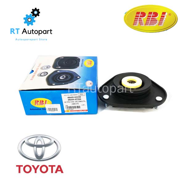 RBI เบ้าโช้คหน้า Toyota Altis ZZE141 ปี08-14 ZRE171 ZRE172 ปี14-16 / เบ้าโช๊คอัพหน้า Altis / 48609-02220 / 48609-02200