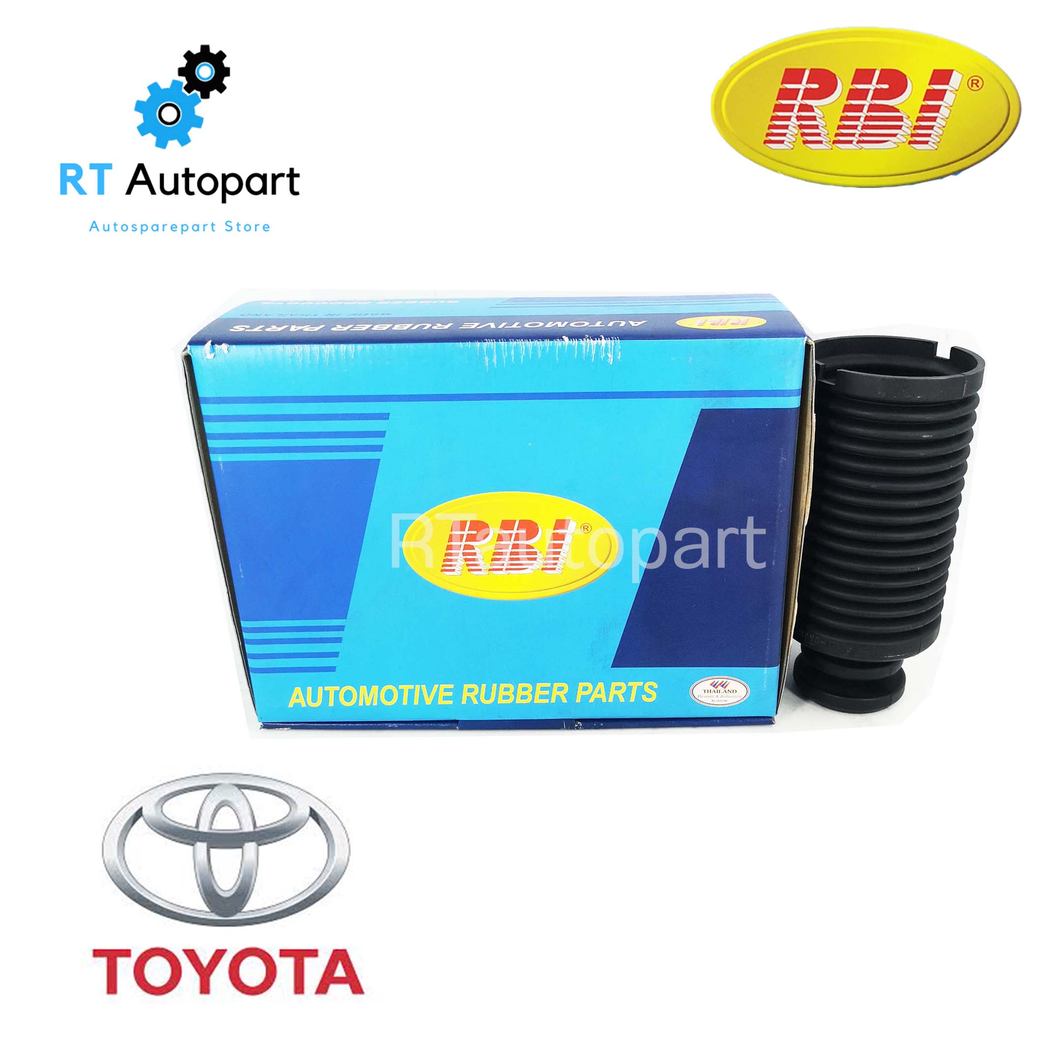 RBI กันกระแทกโช้คหน้า Toyota Soluna ปี95-01 / กันฝุ่นโช๊คหน้า กันกระแทกโช๊คอัพหน้า กันกระแทกโช๊คหน้า Soluna 48331-0A010