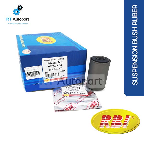 RBI บูชหูแหนบหน้า Isuzu Dmax 2wd 4wd ปี02-12 Mu-7 Mu 7 Isuzu TFR / 8-94171274-1(1ตัว)