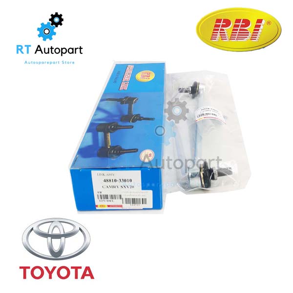 RBI ลูกหมากกันโคลงหน้า Toyota Camry SXV20 ปี95-01 (ข้างขวา) / ลูกหมากกันโคลง Camry / 48810-33010 / 48820-33020(1ตัว ฝั่งคนขับ)