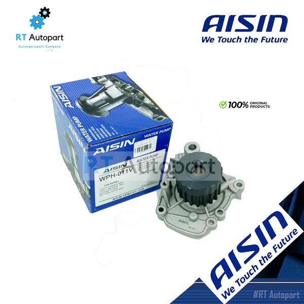 Aisin ปั้มน้ำ Honda City Type Z ปี99-02 Civic EK ปี96-00 **มู่เล่ 2 ชั้น** / ปั้มน้ำรถยนตร์ 19200-P2A-003 / WPH011V