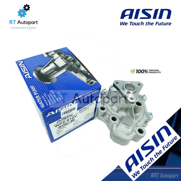 Aisin ปั้มน้ำ Mazda 2 skyactive ** เฉพาะเครื่อง 1.3 **  CX3 CX5 เบนซิน ปี 14-20 / Mazda2 PE01-15-010B / WPZ610V