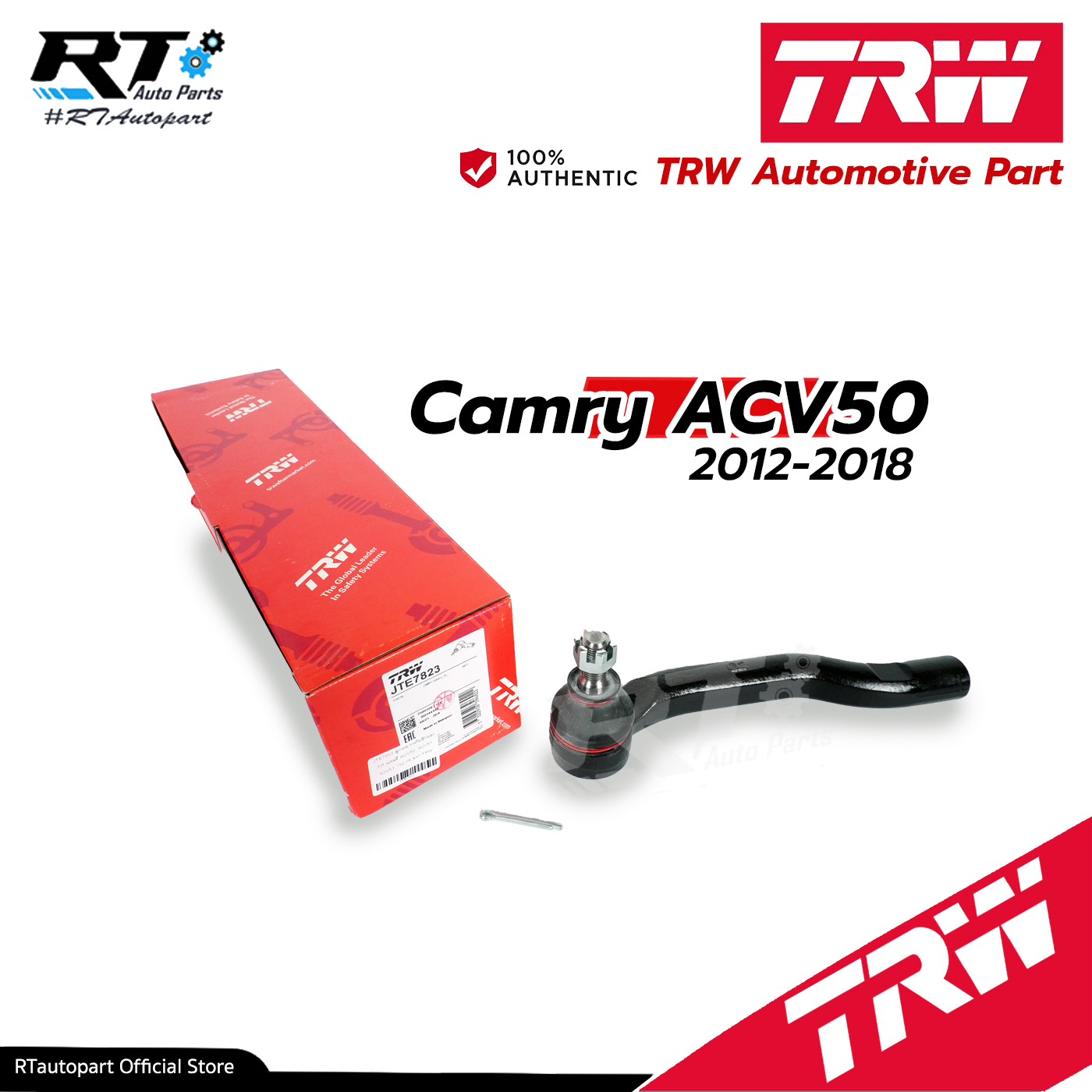 TRW ลูกหมากคันชัก Toyota Camry ACV50 ASV51 ปี12-18 / ลูกหมากปลายแร็ค / 45470-09150 / 45460-09240 / JTE7822 JTE7823